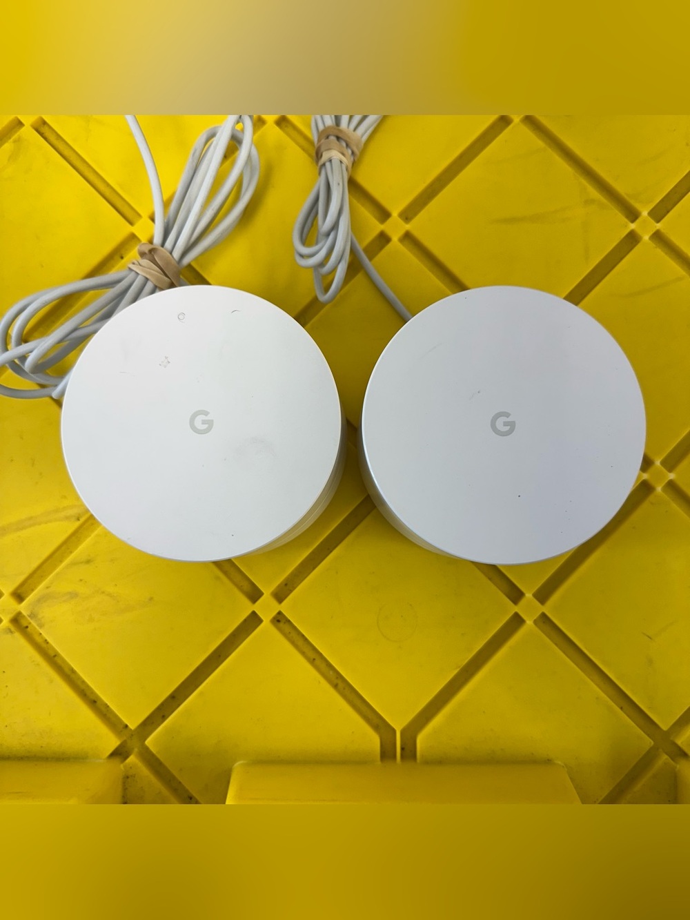 Google Wifi Point Router White GA00157-US AC-1304 2 Pack Wi-Go